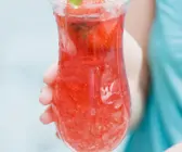 Erdbeercocktail