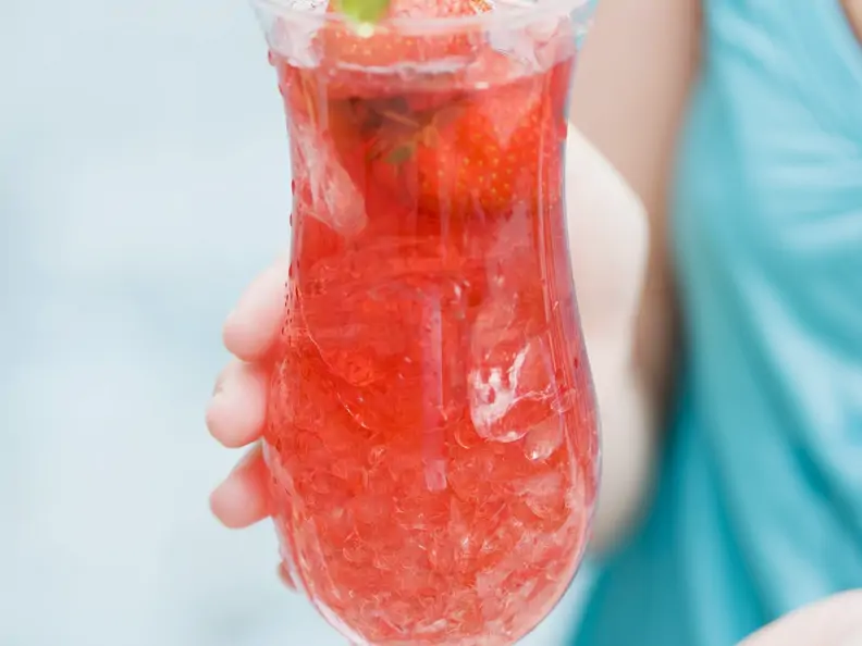 Erdbeercocktail