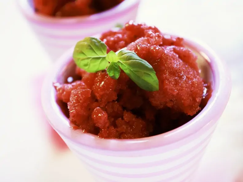 Himbeersorbet