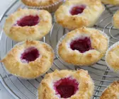 Kokos-Himbeer-Makronen