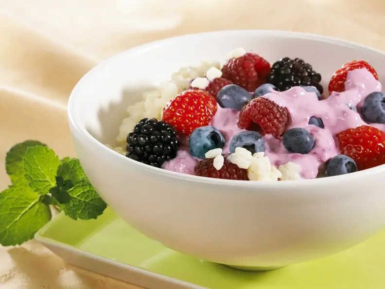 Milchreis mit Beeren