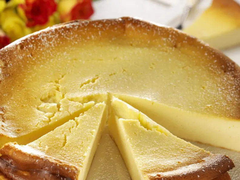 Käsekuchen ohne Boden