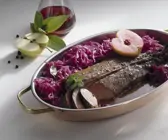 Rehrücken mit Rotkraut