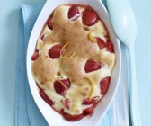 Kleine Erdbeer-Gratins