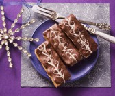 Honigkuchen mit Schokoladenglasur