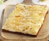 Birnentarte mit Kakaoboden