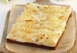 Birnentarte mit Kakaoboden