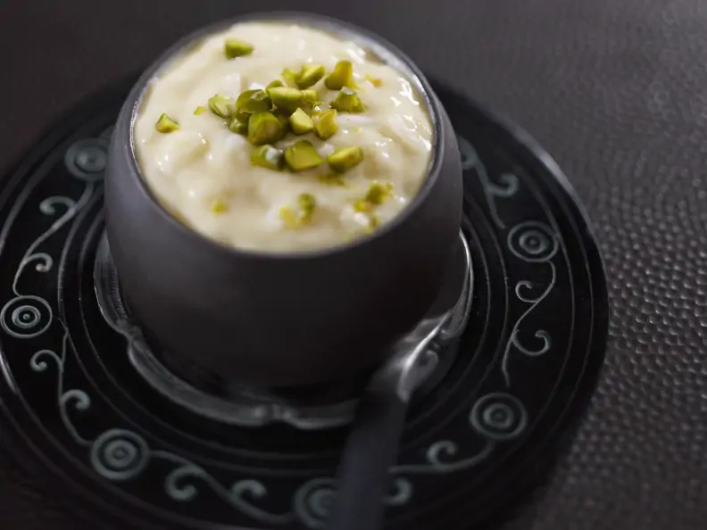 Milchreis mit Pistazien