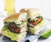 Hähnchenbrust-Sandwich