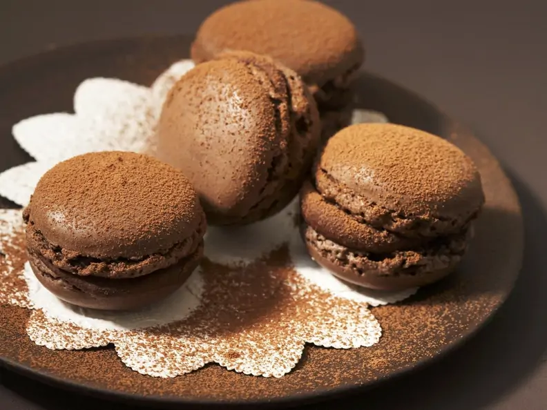 Schoko-Macarons