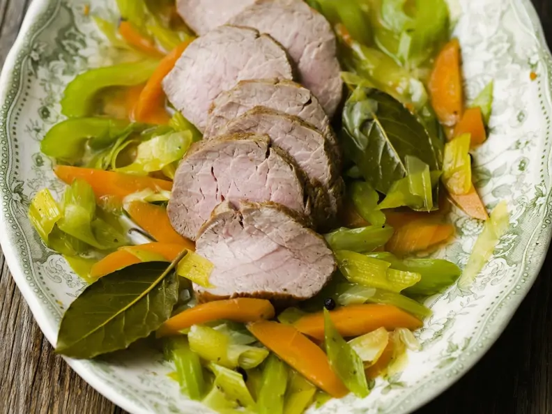 Pochiertes Filet vom Kalb