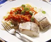 Schellfisch mit Nudeln