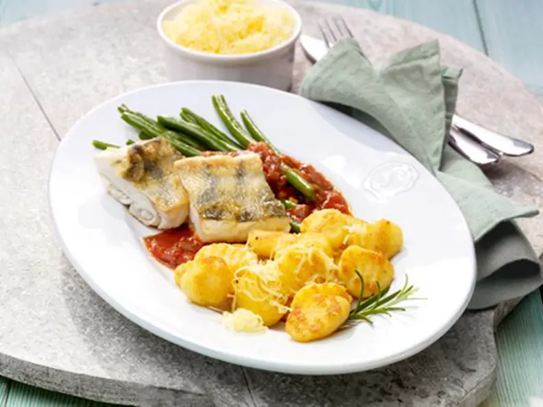 Zander mit Noord Hollander Gnocchi