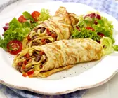 Gefüllte Pfannkuchen à la Noord Hollander