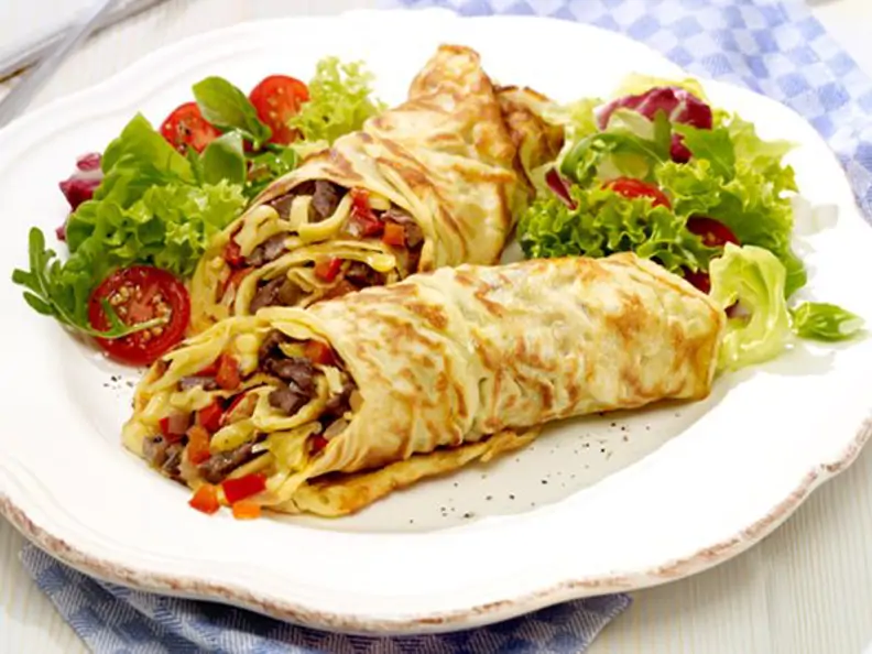 Gefüllte Pfannkuchen à la Noord Hollander