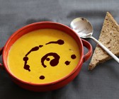 Schnelle Kürbiscremesuppe