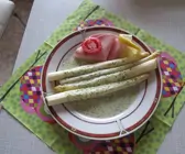 Ofen-Spargel mit Kräutersahne