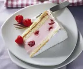 Joghurttorte mit Himbeeren