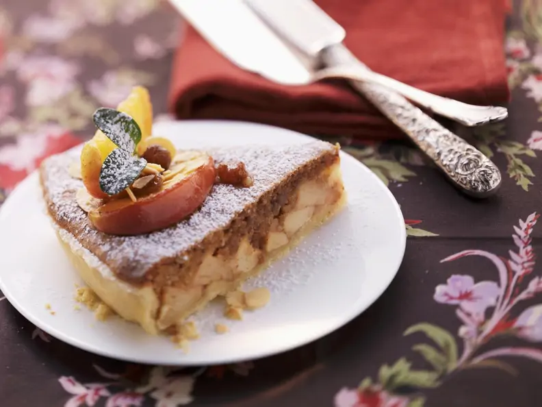 Bratapfelkuchen mit Mürbeteig