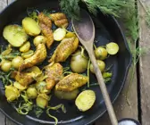 Fisch-Kartoffel-Pfanne mit Cajun-Gewürzmischung