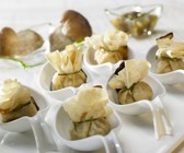 Steinpilzbeutelchen mit nussigem Pesto