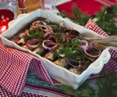 Gebratener Strömling in Marinade