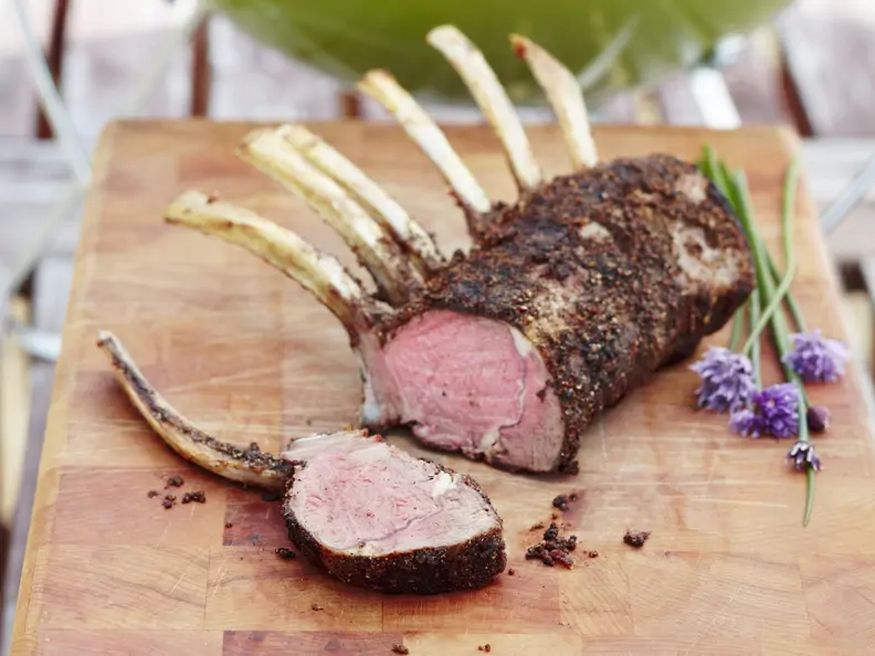 Gegrilltes Lammkarree