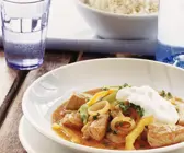 Putengulasch mit Paprika