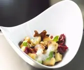 Ricotta-Kartoffel-Gnocchi mit Entenbrust, Pilzen und luftiger Parmesansoße