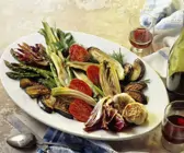 Antipasti aus gebratenem Gemüse