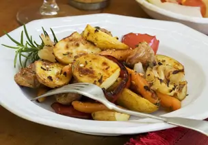 Bratkartoffeln mit Gemüse