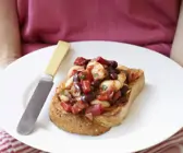 Toast mit Smokey Beans