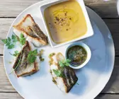 Gebratener Snapper mit Macadamianusssoße