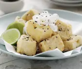 Frittierter Tofu mit Daikon