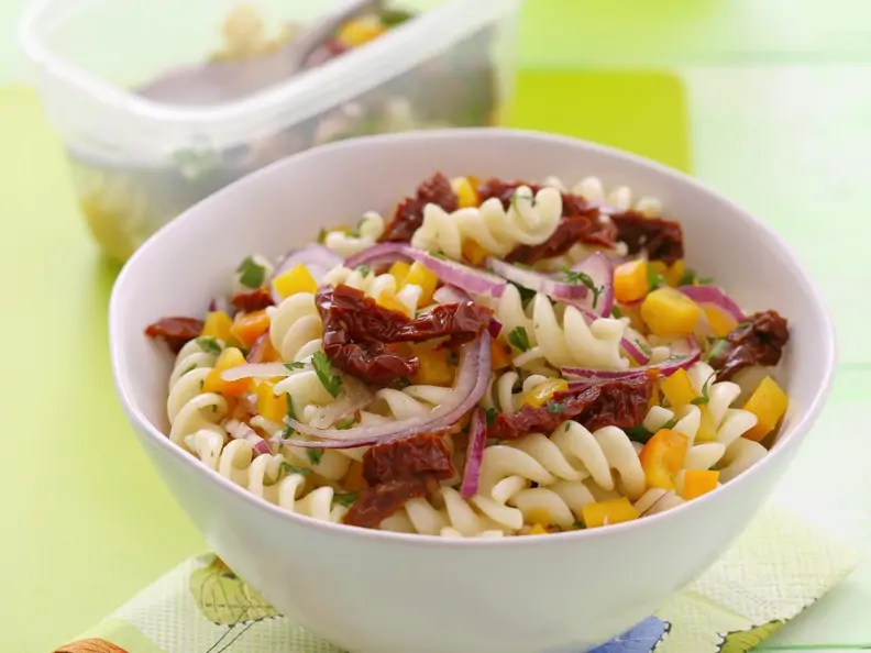 Veganer Nudelsalat