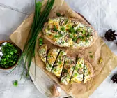 Rahmfladen mit Kräutern