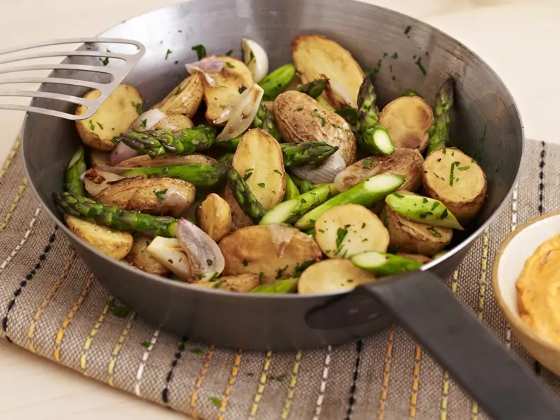 Spargel-Kartoffel-Pfanne
