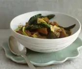 Curry mit Wildentenfleisch