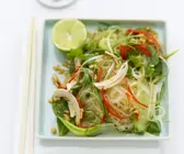 Glasnudelsalat mit Hähnchen