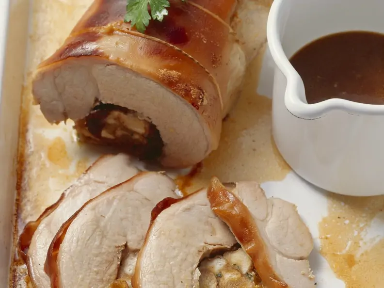 Rollbraten vom Spanferkel