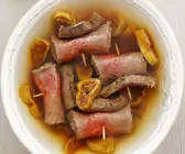 Tellersülze mit Rind und Trocken-Feigen