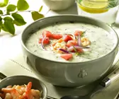 Gurken-Garnelen-Suppe