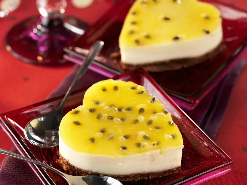 Passionsfrucht-Käse-Kuchen