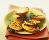 Süßkartoffelscheiben vom Grill