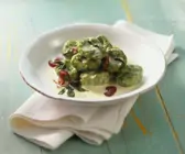 Bärlauchnocken mit Limettensoße