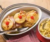 Hawaii-Schnitzel von der Pute mit Curryreis