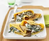 Crêpes mit Kräuterseitlingen
