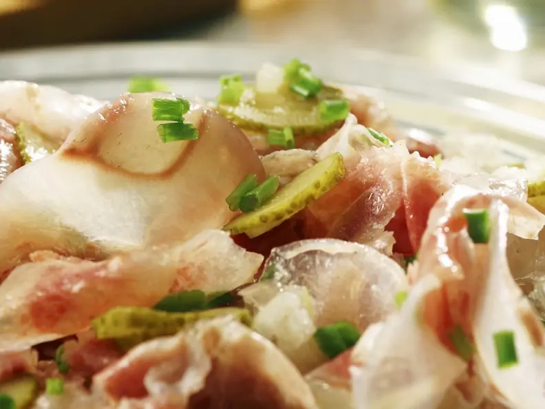Ochsenmaulsalat auf schwäbische Art