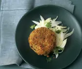 Fischbratling auf Fenchelsalat