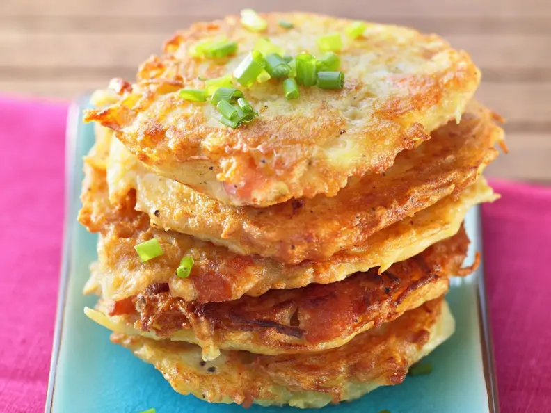 Kartoffelpuffer mit Lachs